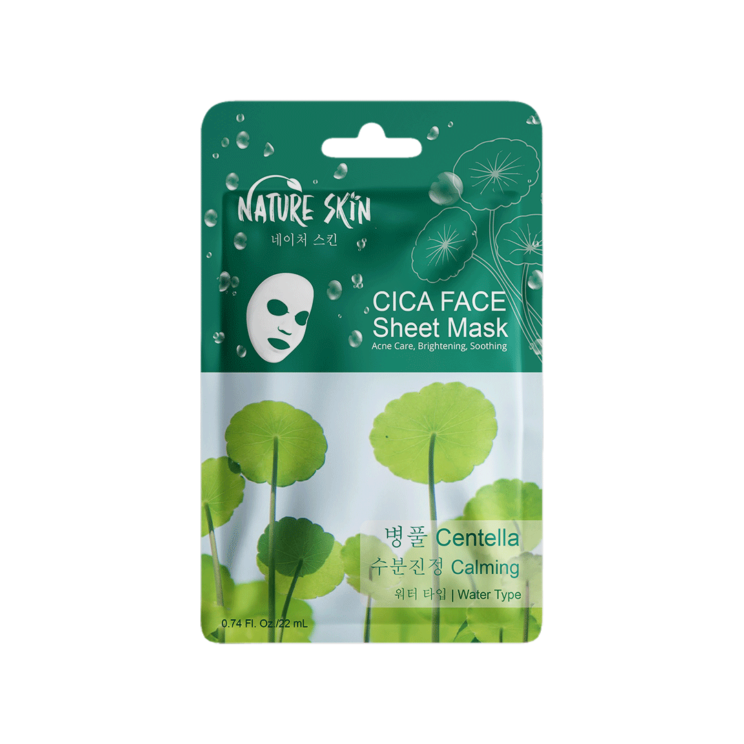 Nature-Skin-Cica-Face-Sheet-Mask-2 Nature Skin Cica Face Sheet Mask